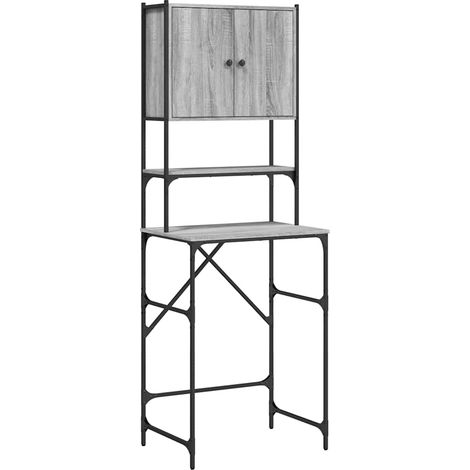 Maison Exclusive - Armario de lavadora gris Sonoma 68x48,5x194 cm