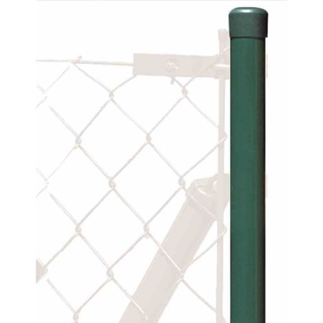 Zaunpfahl feuerverzinkt + grün 44 x 1750 mm (1/3)