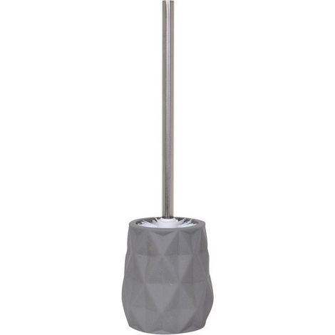 Brosse Wc avec support Céramique LOUXOR Gris MSV (1/3)