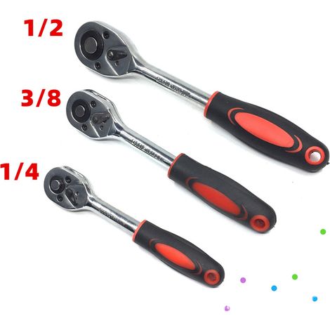 1/4", 1/2", 3/8" Ratschenschlüssel, Ratschensteckschlüssel, Umschaltknarre, Schnellspannknarre