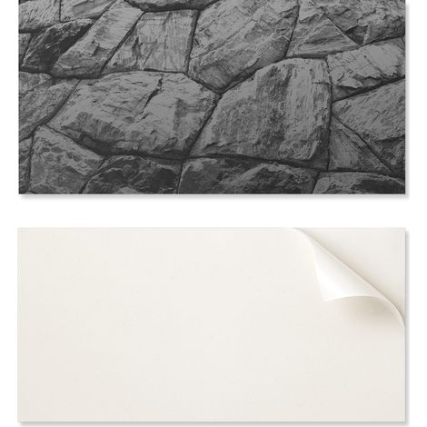 Juego de baldosas de vinilo autoadhesivas con dise帽o de piedra natural para dormitorio, 10x40x20 cm.