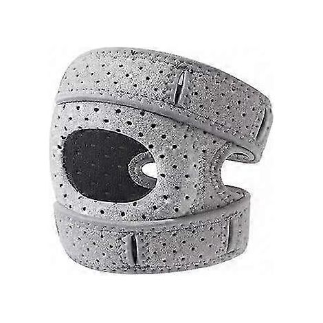 Kinetix Patellabandage, orthopädische Bandage zur gezielten Linderung von Knieschmerzen, grau, 1 Stück (1/5)