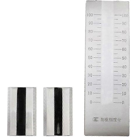 Doppelnut-Grindometer aus Edelstahl – Präzisions-Feinheitsprüfgerät für Farben, Tinten und Beschichtungen ww 0-50µm (1/5)