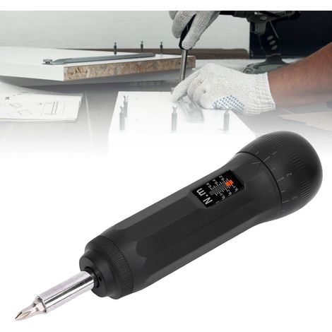 Coffret de tournevis à torsion préréglée 0,1-0,6 Nm, entraînement 1/4", avec 10 embouts S2 et boîte de rangement (1/5)