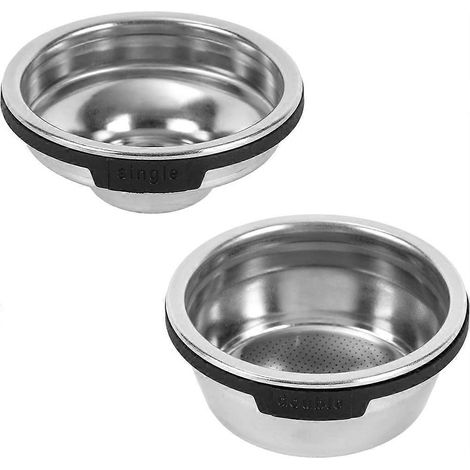 2 pièces simple double tasse café panier filtre pour Ninja luxe café ES601 ES701 Pressurized porte filtre panier (1/5)