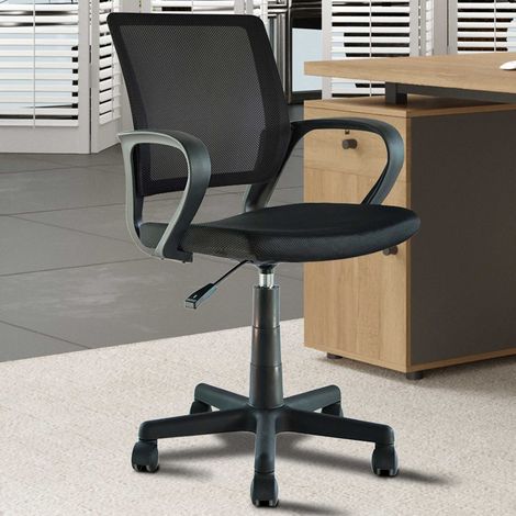 Chaise pivotante Pura  54 x 57 x 82 cm  Noir