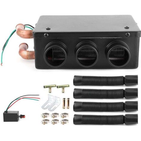 12V 50W Auto-Heizgerät mit 3 Öffnungen, schnelles Aufheizen, Frostentfernung, leises Innenraumzubehör - KZQ