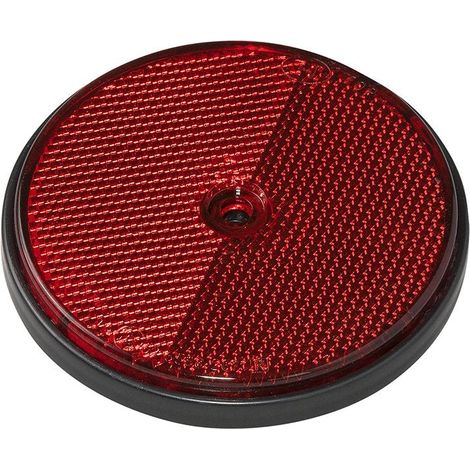 Reflector rojo 80mm atornillable