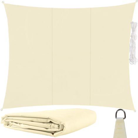 23144 Sonnensegel 4x3 m beige (1/5)