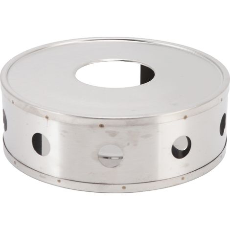Chauffe-théière en acier inoxydable avec trou de ventilation creux, idéal pour la maison. Trou circulaire. (1/5)