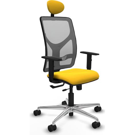 Sedia da ufficio piqueras y crespo Motilla Traslack grigio pelle sintetica (1/2)
