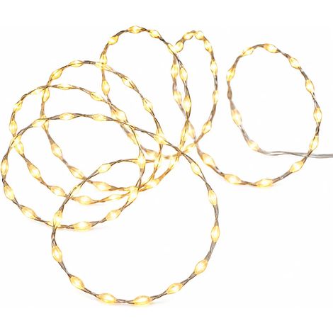 Catena luminosa 144 cm con 90 LED a batteria