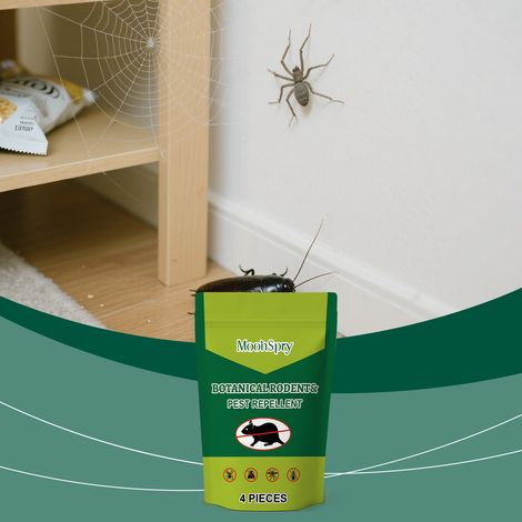 Rodent Repellent Pills: Gentle Ingredients for Daily Effective Protection Against Bites and Bite Damage – Includes 4 Repellent Pills and 1 Mesh Bag (1/5)