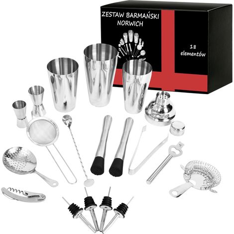 Juego de barman Norwich Premium de 18 piezas (1/5)