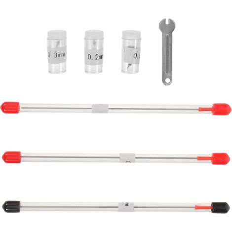 Kit de Buses et Aiguilles pour Aérographe en Métal – Embouts 02/03/05 MM – Accessoires de Rechange Polyvalents pour Peinture en Aérosol Loisirs Créatifs et Projets Artistiques (1/5)