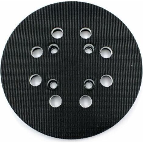 Plateau de ponçage Bosch PEX 300/400 AE Ø125mm Dureté moyenne Fixation Velcro 8 trous pour ponceuse excentrique