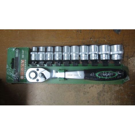 Kit de Carraca 1/2' con 10 Vasos 8611500 DESA