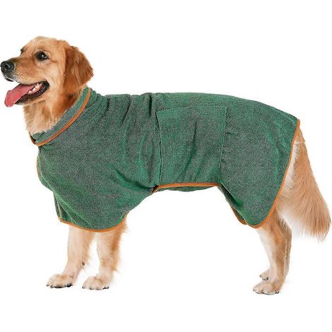 Hundebademantel, Hundehandtuch mit verstellbarem Gurt, Hundebademantel, Haustier-Dr. (1/5)