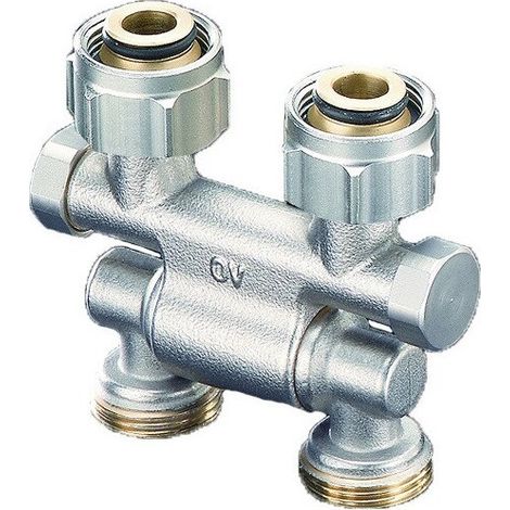 OVENTROP Bloque de conexión Multiflex F Giratorio G 3/4 ÜM x G 3/4 Eurocono, 1015711