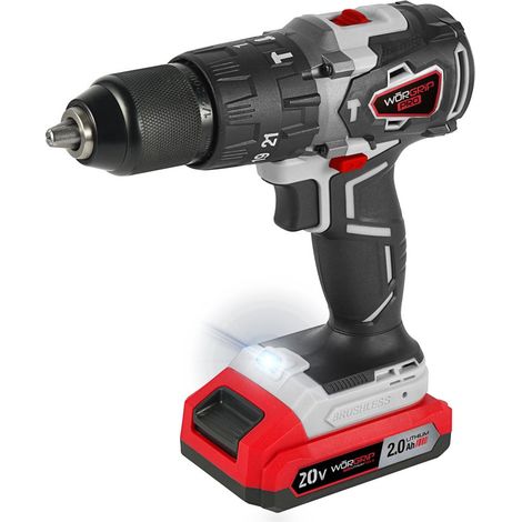 Worgrip bürstenloser Bohrhammer, 20 V, 1 Batterie 2,0 Ah