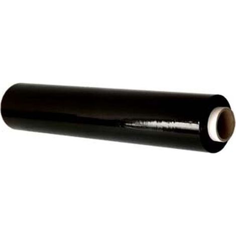 Film estensibile manuale nero - cm.50h. lunghezza rotolo mt.300 - spessore my 23 - 6 pz