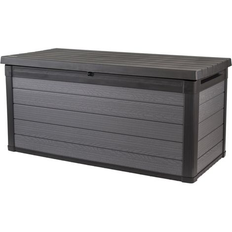 Keter – Coffre de jardin résistant aux intempéries 570L – Dimensions 151.7 x 72.5 x 70 cm – Revêtement Evotech™ anti-UV – Système d'ouverture à double piston