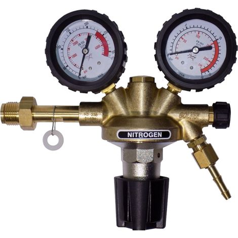 RIDUTTORE DI PRESSIONE AZOTO 230 bar - 10 bar PROFESSIONALE GAS COMPRESSI