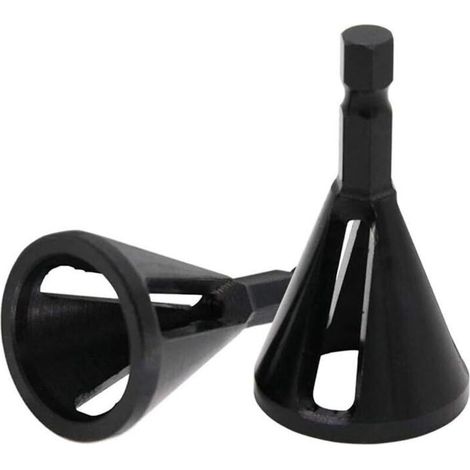 SABIR 2 Pièces En Acier Inoxydable Shank Hex ébavurage La Meilleure Qualité ébavurage Externe Chanfrein Outil Percer Brosses En Acier Soudure Pour Une Mèche De Boulons Convulsions (1/5)
