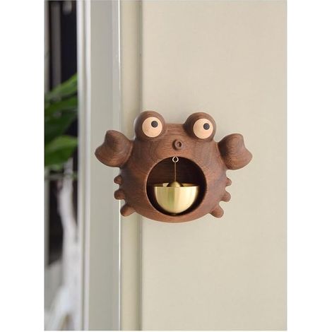 Cloches de porte quand la porte s'ouvre, cloche de chambre de style japonais cloche de porte gardiens de boutique cloche pour l'ouverture de la porte magnétique cloche de porte (1/3)