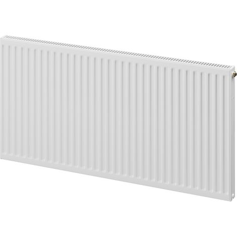 Mexen CV11 Heizkörper plattenförmig 900 x 1800 mm, Anschluss unten, 2292 W, weiß - W611-090-180-00