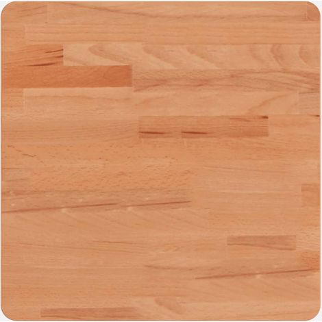vidaXL Piano per Tavolo 40x40x4 cm Quadrato Legno Massello di Faggio (1/5)
