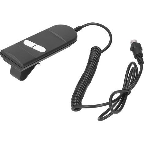 Electric Remote Control for Recliner Chair and Electric Bed – 2-Button Switch, 5-Pin Straight Cable, ABS
