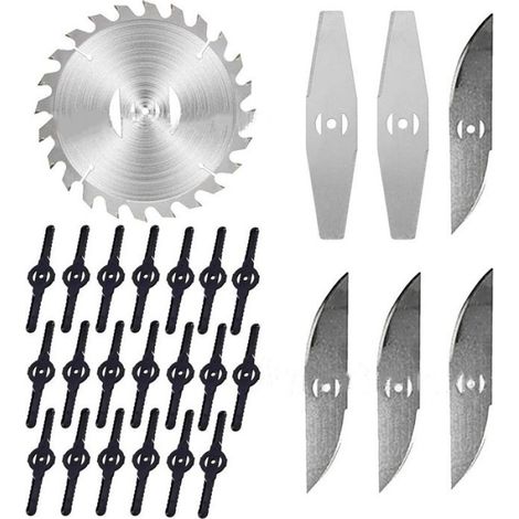 Coupe Bordure Lame De Rechange, Coupe Bordure Sans Fil, Métal Debroussailleuse Electrique lame de rechange (1/4)