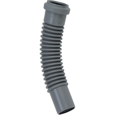 Wirquin 79020011 Raccord wc universel magicoude M/F ⌀40, à emboîter (push-fit) pour évacuation wc, gris