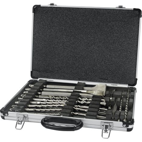 Makita - Set di trapano e scalpello per calcestruzzo SDS Plus da 17 pezzi D-19180