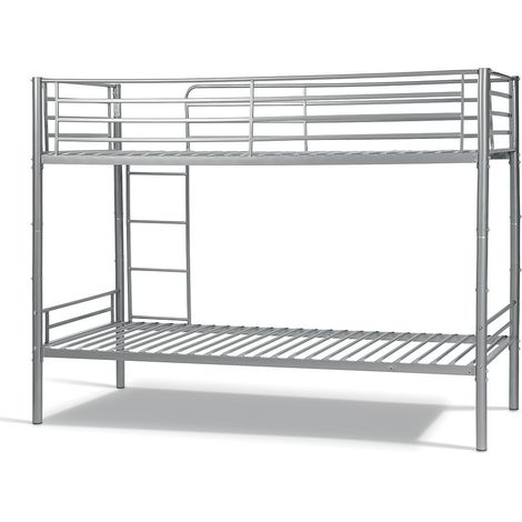 Metall-Etagenbett 90x200 cm SAMmy, Farbe Grau (1/5)