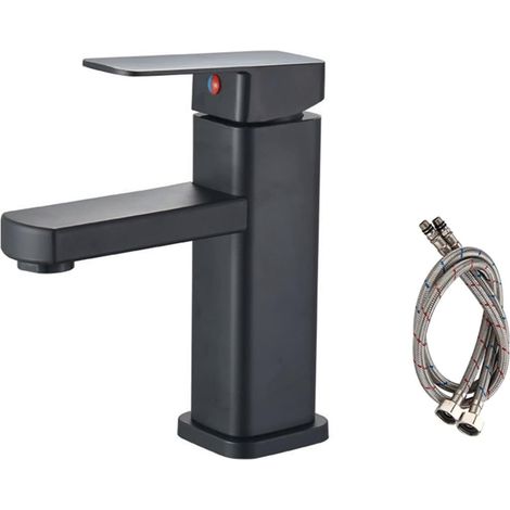 Robinet de lavabo de salle de bain, mélangeur d'eau froide et chaude, robinets de lavabo de salle de bain, robinets de salle de bain
