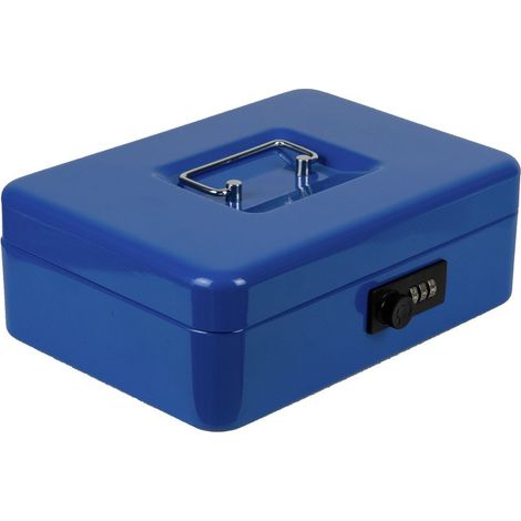 BURG-WÄCHTER Geldkassette, mit Hartgeldeinsatz, Money 5025 blue, Stahlblech blau, 10702