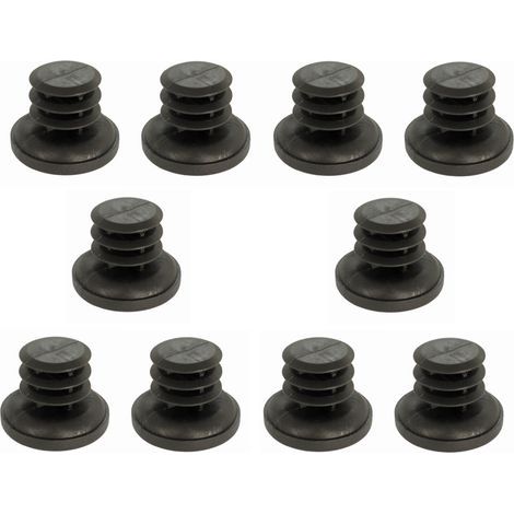 Cyclingcolors – 10er-Packung 19–20 mm runde Rohrendkappen – Rutschfeste Pads für Stuhlbeine – Strapazierfähiger Bodenschutz (1/5)