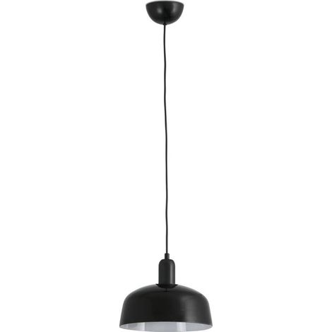 Faro Tatawin Mittelgroße schwarze Kuppel-Hängelampe (1/5)