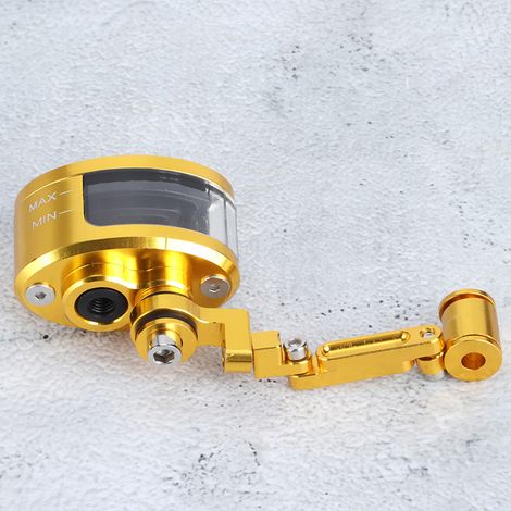Réservoir de liquide de frein avant en aluminium CNC, ensemble de coupelles d'huile pour moto Kawasaki ZX 6R 9R 10R, couleur or (1/5)