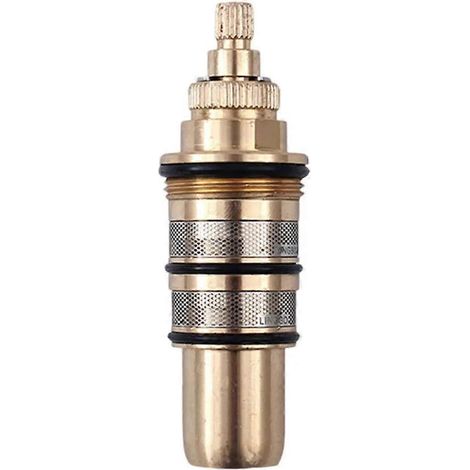 Noyau de vanne thermostatique en laiton pour barre de douche, contrôle de température 20-50 degrés Celsius (1/5)