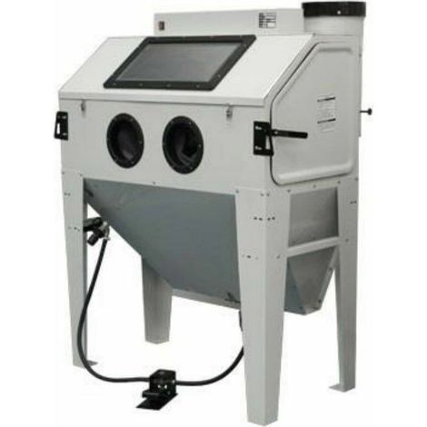 Sandstrahlkabine Sandstrahlgerät SBC420 Absaugung Sandstrahlanlage 420L (1/5)