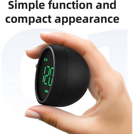 Affichage tête haute GPS HUD avec compteur de vitesse et de kilométrage numériques, alarme automatique de survitesse. (1/4)