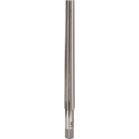 Alésoir de machine à mandrin pour goupille conique à tige droite en acier rapide, outil de quincaillerie de 10 mm (1/5)