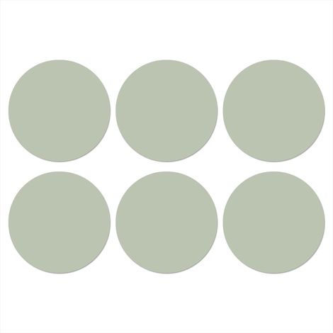 POSAVASOS Vert menthe - Couleur unie Lot de 6 10x10 (1/5)