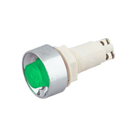 Neonlampe 230V Farbe grün für Panel mit Schraubgewinde