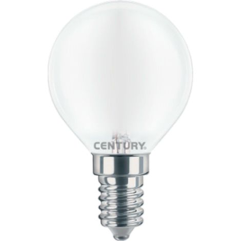 Century lampada a filamento led incanto saten sfera - 6w - e14 4000k insh1g-061440 (1/4)