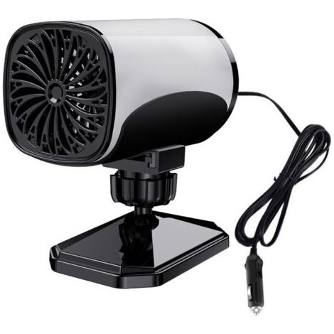 Sollbry Mini radiateur soufflant 12V, radiateur soufflant à économie d'énergie 120W, ventilateur de chauffage électrique rotatif USB avec support rotatif à 360 degrés(11106cm) (1/5)