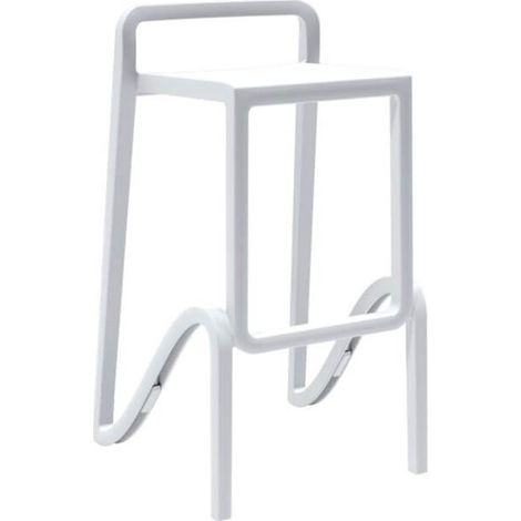 SGABELLO EOLO IN POLIPROP.BIANCO